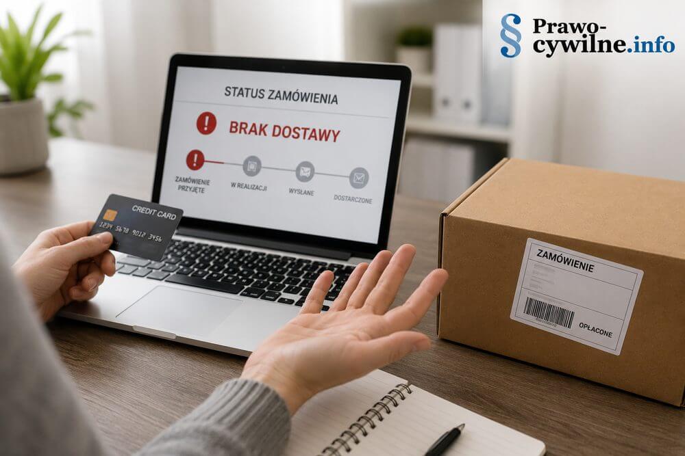 Brak dostawy opłaconego towaru – jak odzyskać pieniądze?